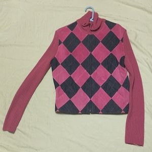 vintage 1990's Wilson's leather pink maxima jacket